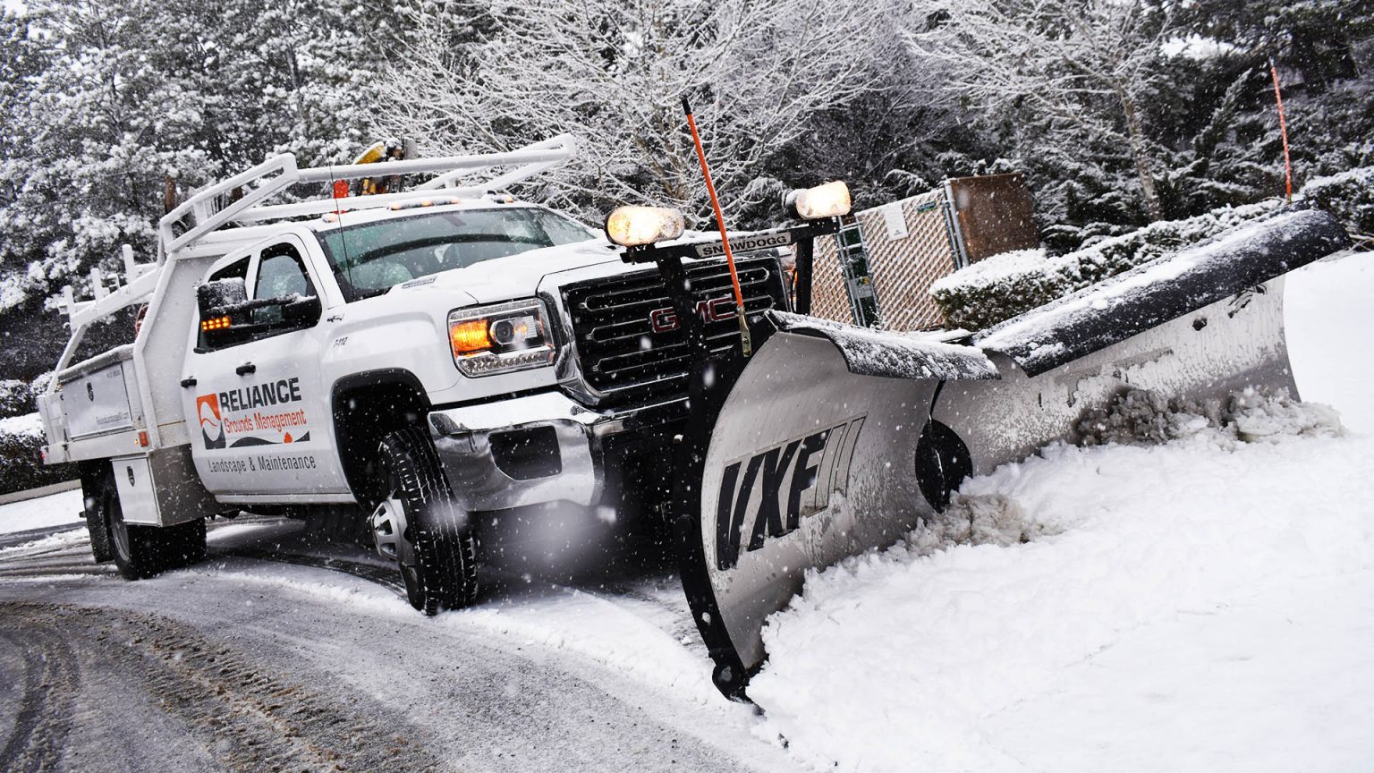 Snow Removal Reliance Landscaping Reno's grounds management company